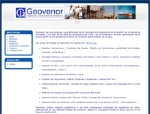 Tablet Screenshot of geovenor.cl